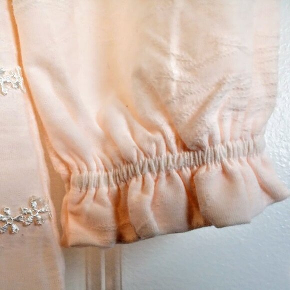 Nike Pale Peach Embellished Cotton Pajama Top - Picture 7 of 8